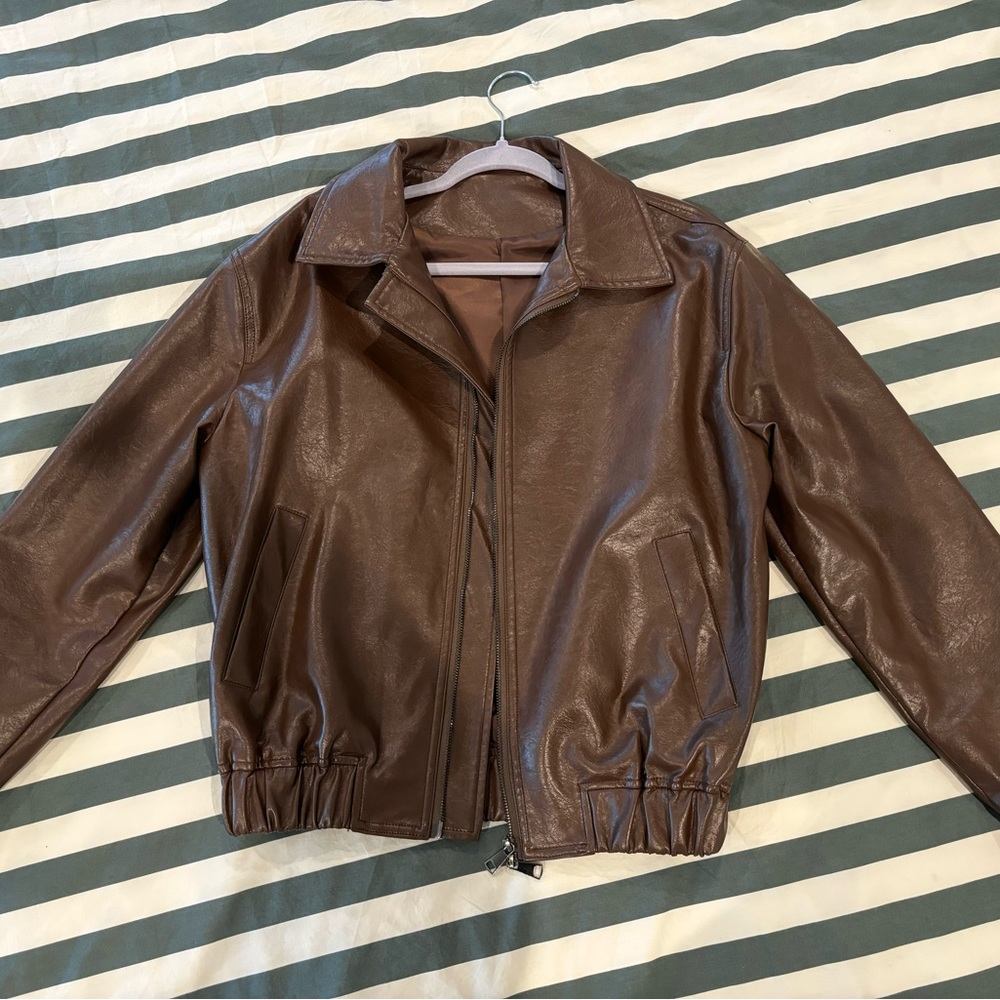 Beaumont Studios Faux Leather Jacket